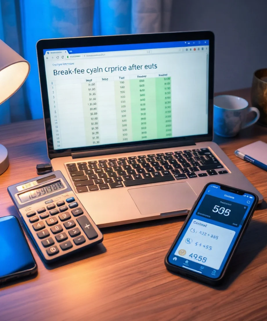 How to Find Your Break-Even Crypto Price After Fees